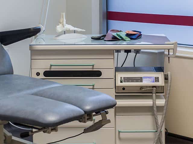 Podiatry Clinic Room and Equipment